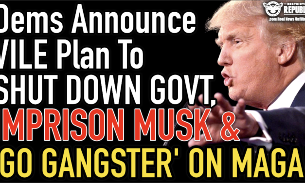 Democrats Announce Vile Plan To Shut Down Govt, Imprison Musk & ‘Go Gangster’ On MAGA! 